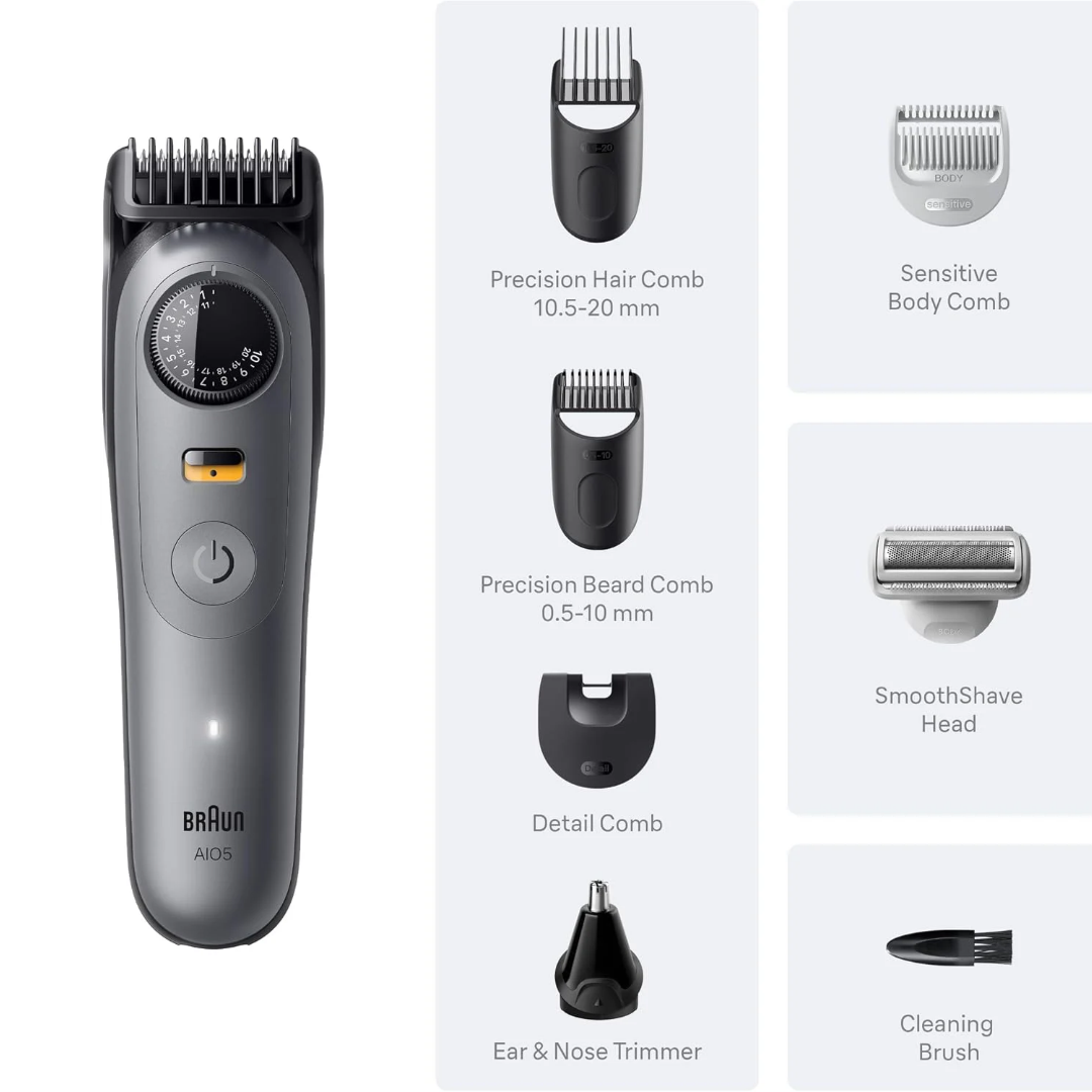 Braun Series 5 7-in-1 All-in-One Grooming Kit AIO5520 - Image 2