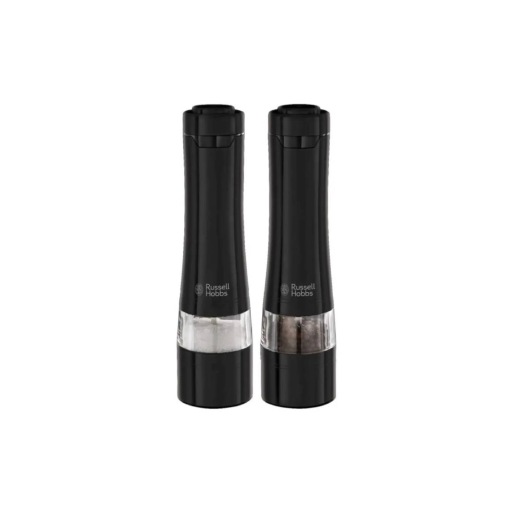 Russell Hobbs Automatic Salt and Pepper Grinder Set, Black