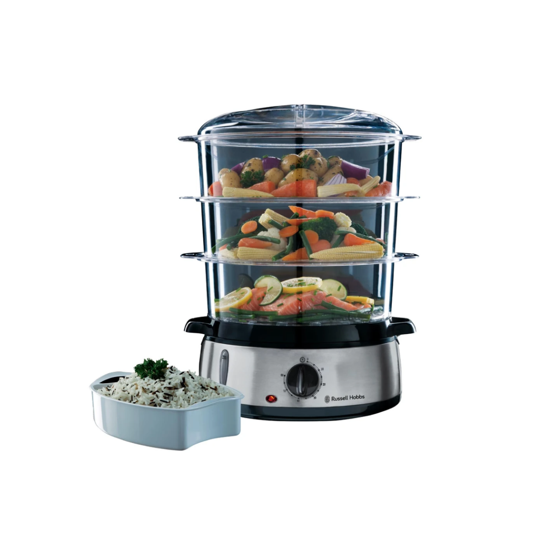 Russell Hobbs 3-Tier Food Steamer 800W, 9L 19270-56