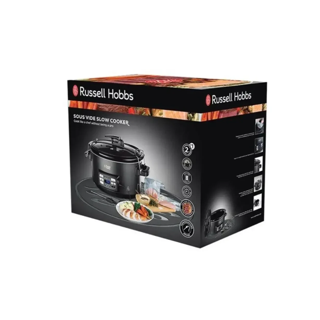 Russell Hobbs Sous Vide and Slow Cooker 350W, 6.5L Black 25630-56 - Image 2