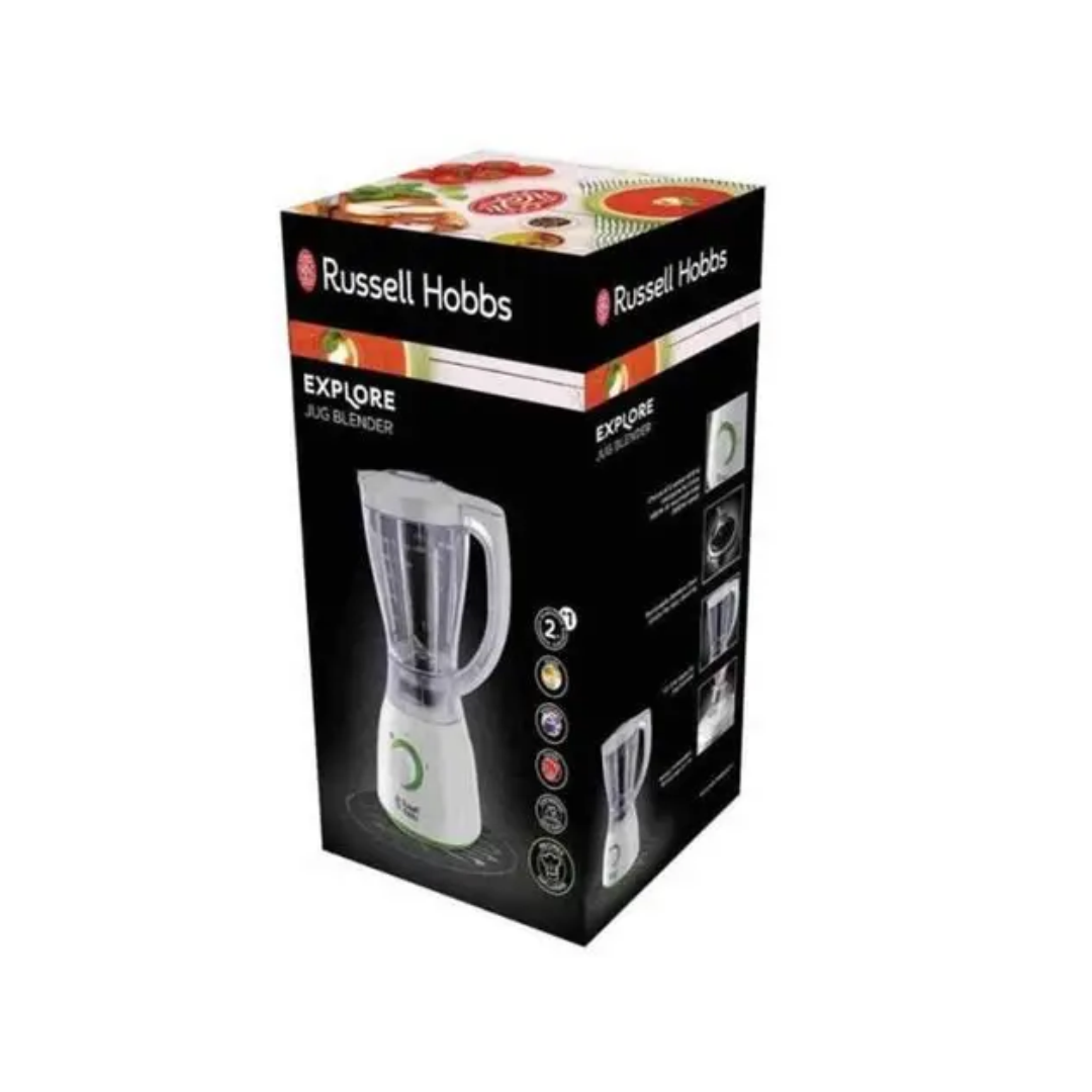 Russell Hobbs Jug Blender 500W, 1.5L White 22250-56 - Image 2