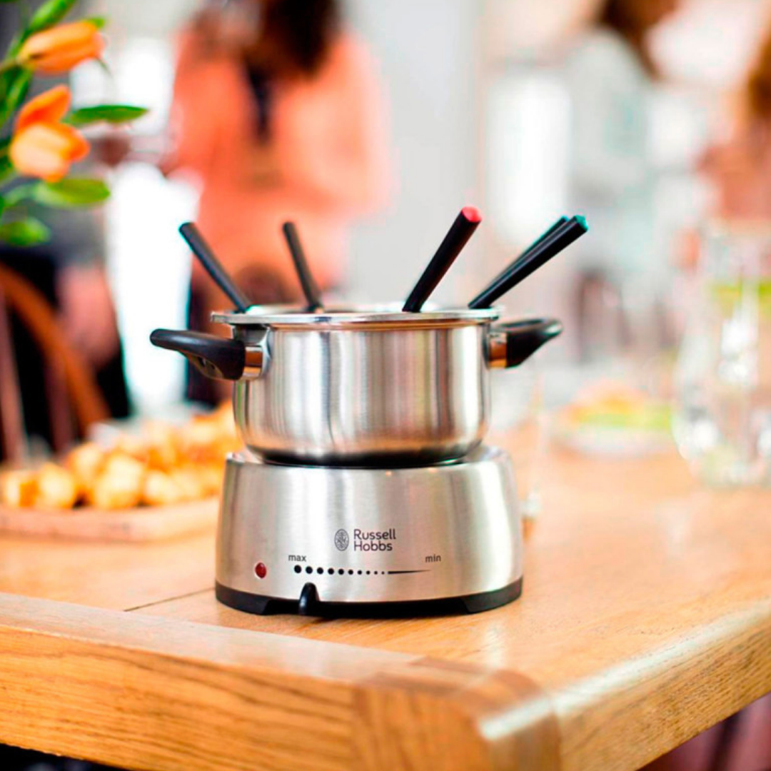 Russell Hobbs Fondue Set 1200W, 1.2L Stainless Steel 22560-56 - Image 2