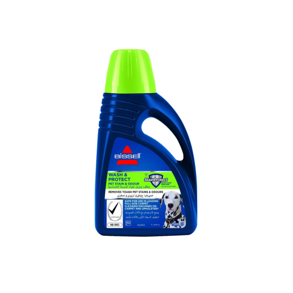 Bissell Wash & Protect Pet Stain & Odour 2X Cleaning Formula 99K5-K – 750 ML