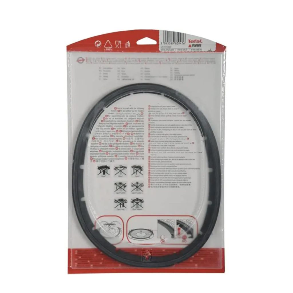 Tefal Nutricook and Clipso Pressure Cooker Gasket 8 and 10 L (X1010003)