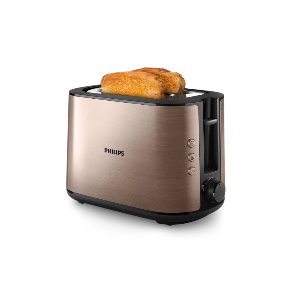 Philips Stainless Steel Wide-Slot Toaster 950W HD2650