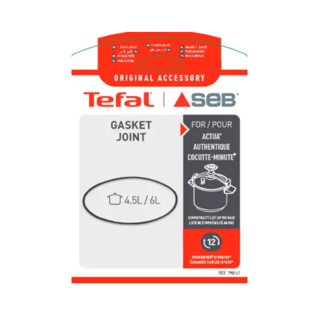 Tefal Authentique Pressure Cooker Gasket 6 L (790141)