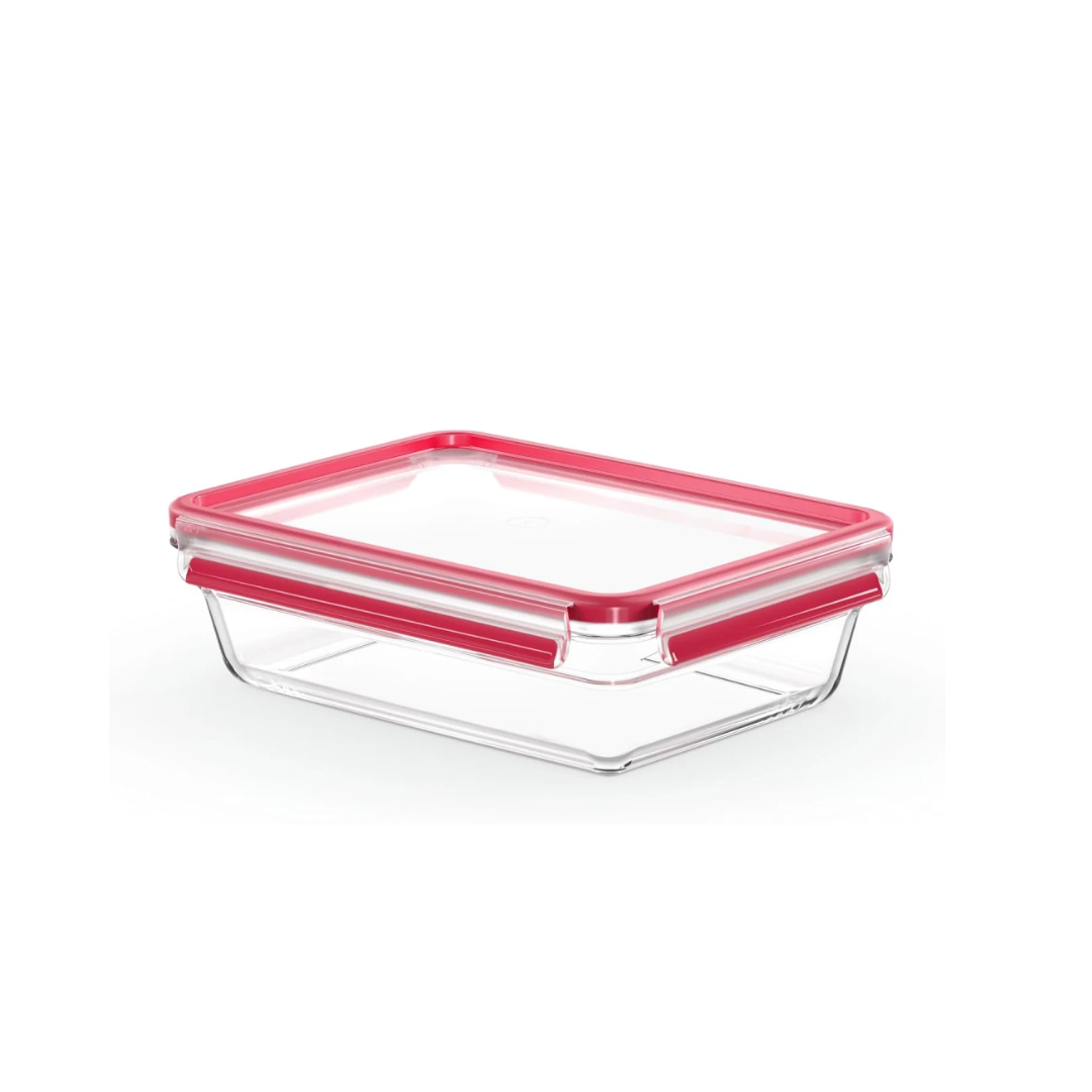 Tefal Masterseal Glass Rectangular Food Storage Container 0.45-3L